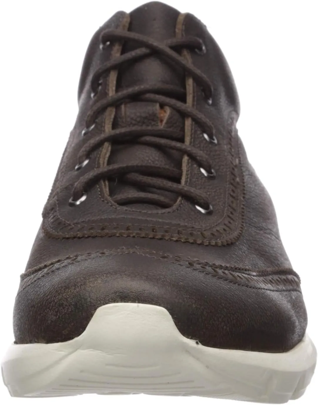 MARC JOSEPH NEW YORK Men's Leather Extra Lightweight Woven Ankle Boot Wingtip