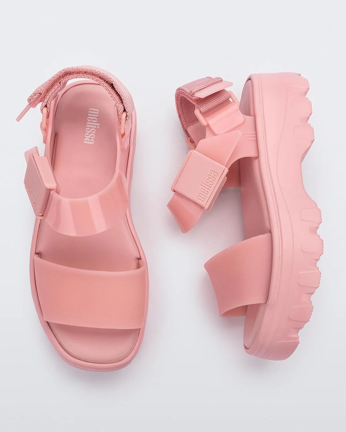 Melissa Kick Off Platform Sandals for Women - Super Soft and Flexible Vegan Chunky Platform Sandal with Adjustable Straps and Open Toe Design
