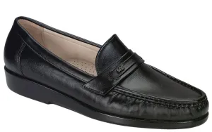 Men's Ace Slip On Loafer in Black Leather