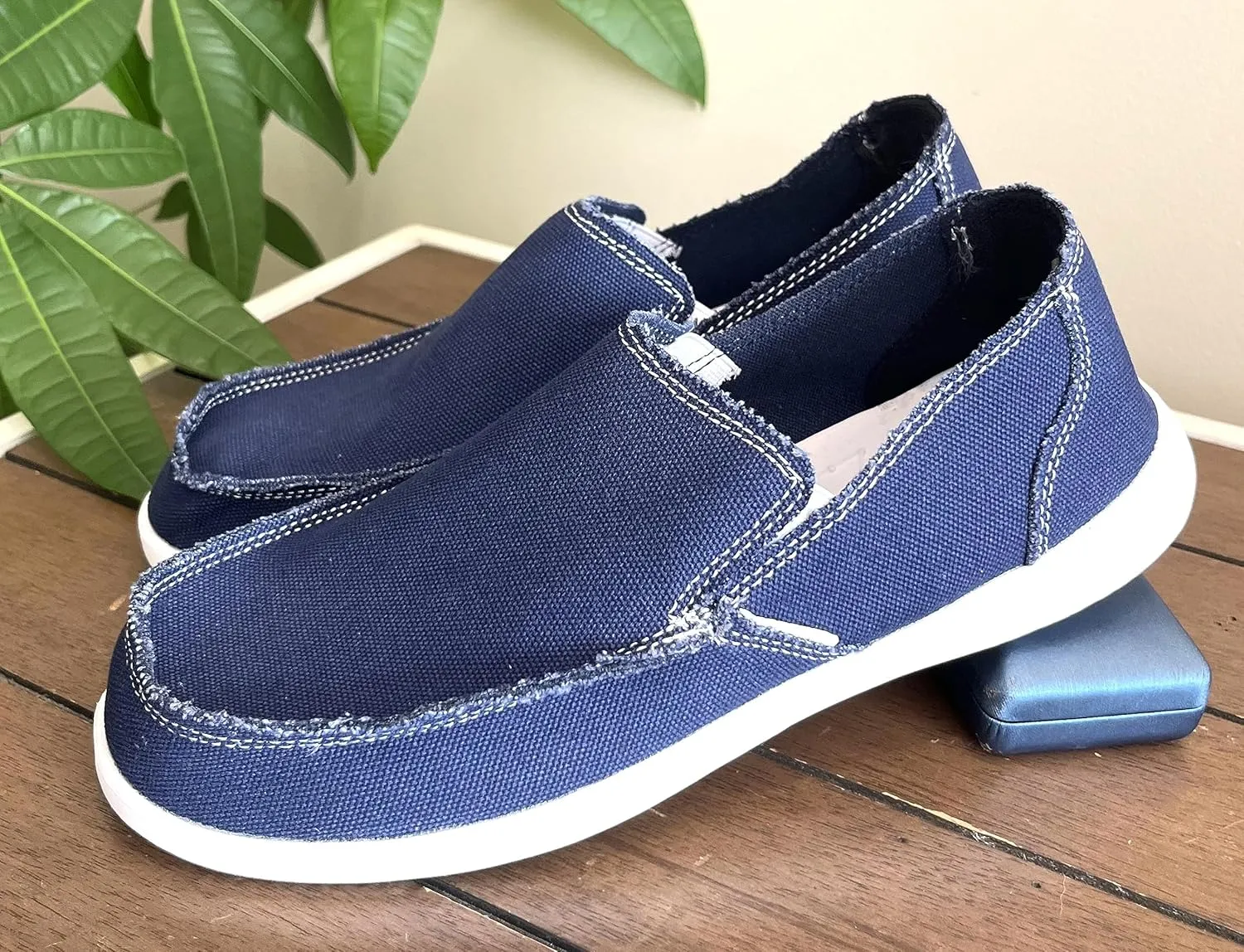 Men's Canvas Linen Slip On Loafer Lightweight Breathable Casual Shoes Orthopedic Travel for Summer Autumn Spring Walking Shoes for Men