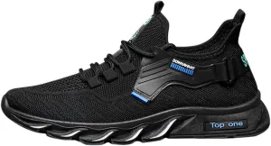 Men's Comfortable Stretch Workout Shoes Casual Sneaker Mesh Breathable Walking Shoe Wide Walking Shoes for Men