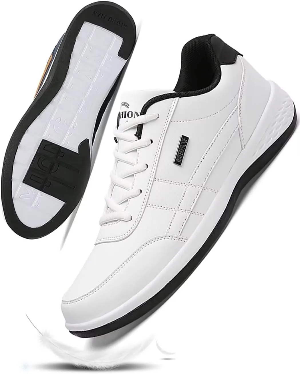 Men's Fashion Lightweight Comfortable Shoes Outdoor Casual Lace-up Shoes, Men's Non-Slip Breathable Walking Sneaker