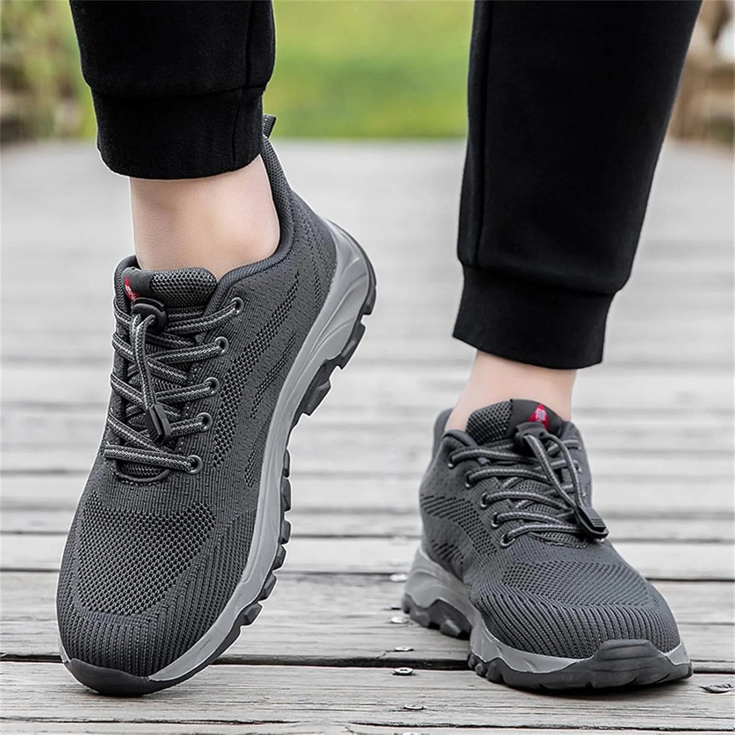 Men's Fashion Versatile Walking Shoes Comfortable Breathable Stretch Canvas Slip on Sneaker Memory Foam Sneaker