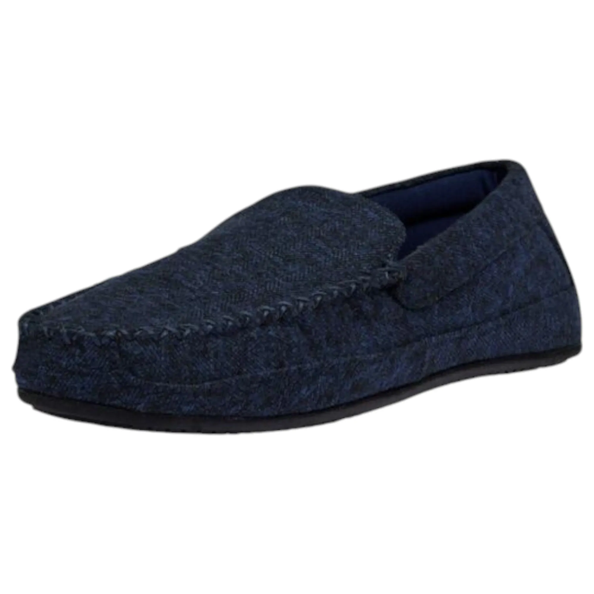 Mens Grosby Colin Slippers Navy