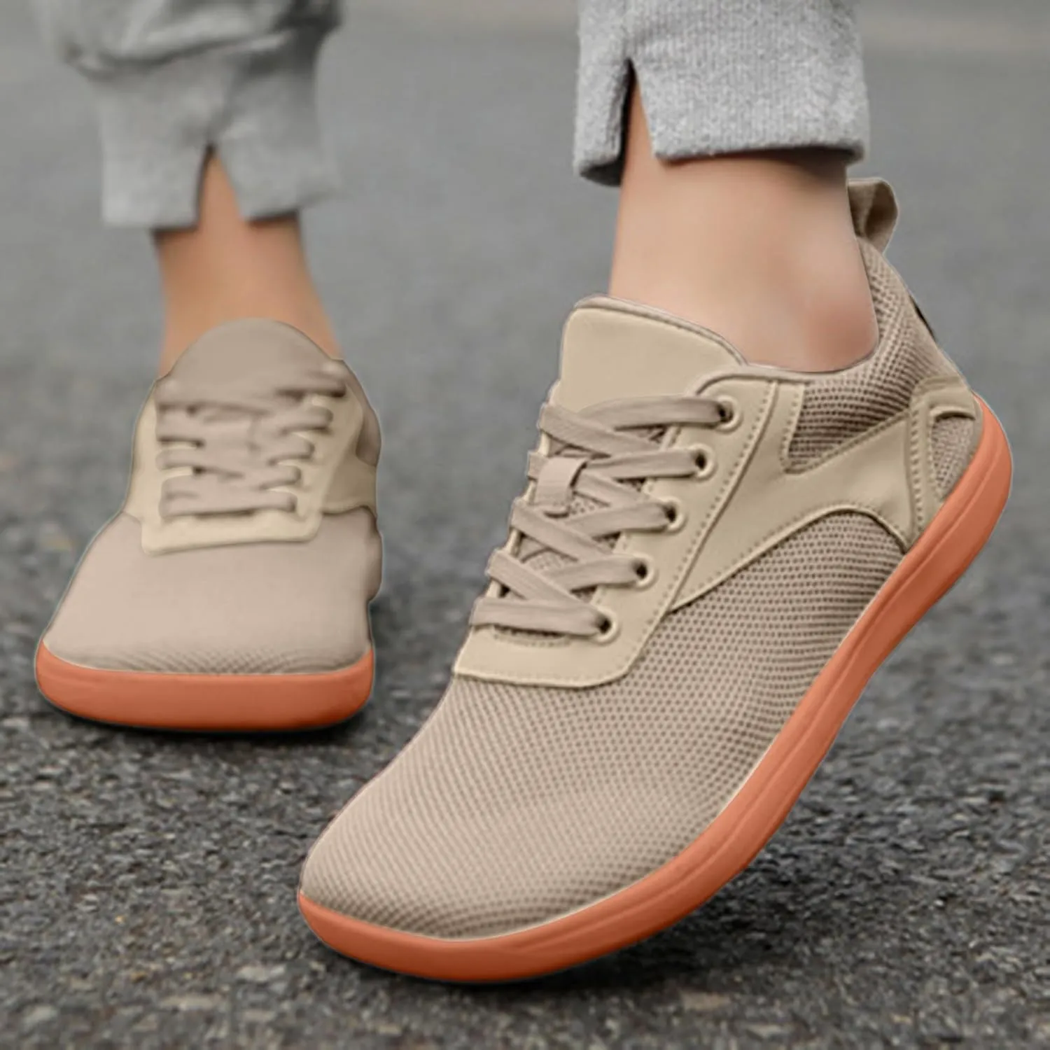 Men's Orthopedic Comfortable Slip-On Shoes Casual Sneaker Mesh Breathable Walking Shoe Memory Foam Hiking Shoes