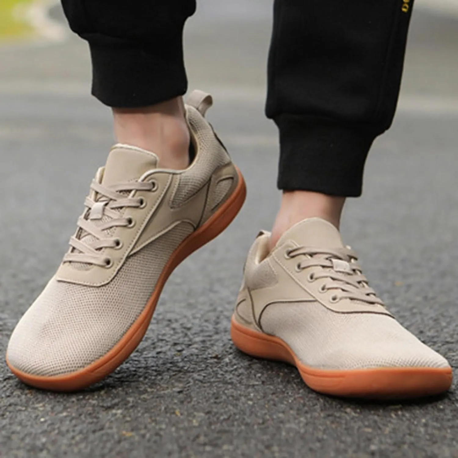 Men's Orthopedic Comfortable Slip-On Shoes Casual Sneaker Mesh Breathable Walking Shoe Memory Foam Hiking Shoes