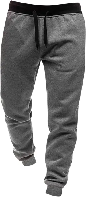 Men's Pants 4 8 Fashion Casual Loose Cotton Plus Size Pocket Lace Up Elastic Waist Pants Trousers Parachute Pants for