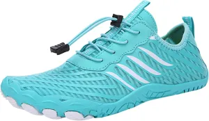 Mens Size 9 Wide Water Shoes Breathable Non Slip Athletic Water Shoes Hiking Men Water Shoes Wide Summer Quick Dry Sandals Slippers Aqua Socks for Swim Beach Pool Surf Yoga