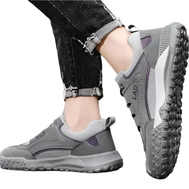Men's Stylish Biker Lightweight Ankle Winter Sneakers with Durable Shaft  Boots