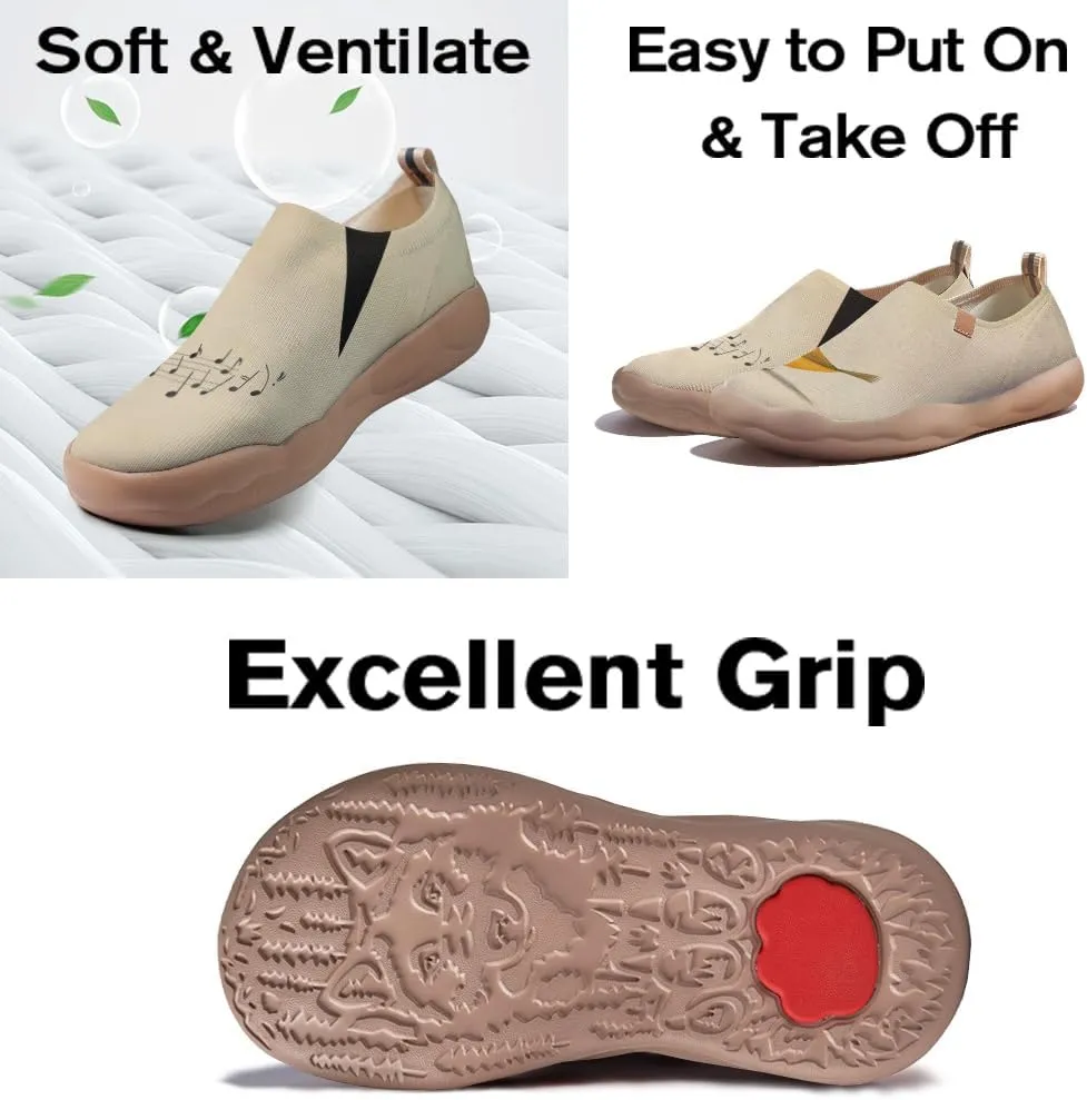 Men's Ultra Lightweight Slip On Loafers Quick Dry Comfort Walking Sneakers Breathable Knitted Travel Ready Shoes