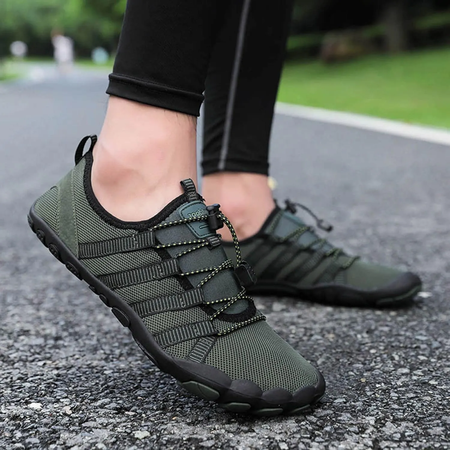 Men's Wading Shoes Outdoor Swim Sports Shoes Flat Breathable Quick-Dry Surfing Shoe Minimalist Grounded Footwear