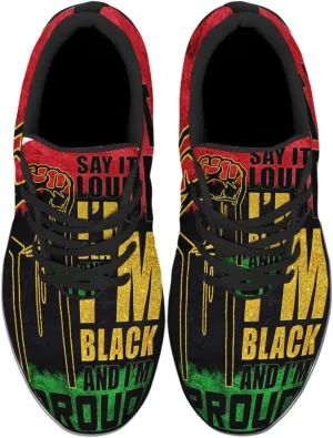 Mens Womens Juneteenth 1865 Shoes,Juneteenth Freedom Athletic Running Tennis Sneakers Casual Black History Shoes