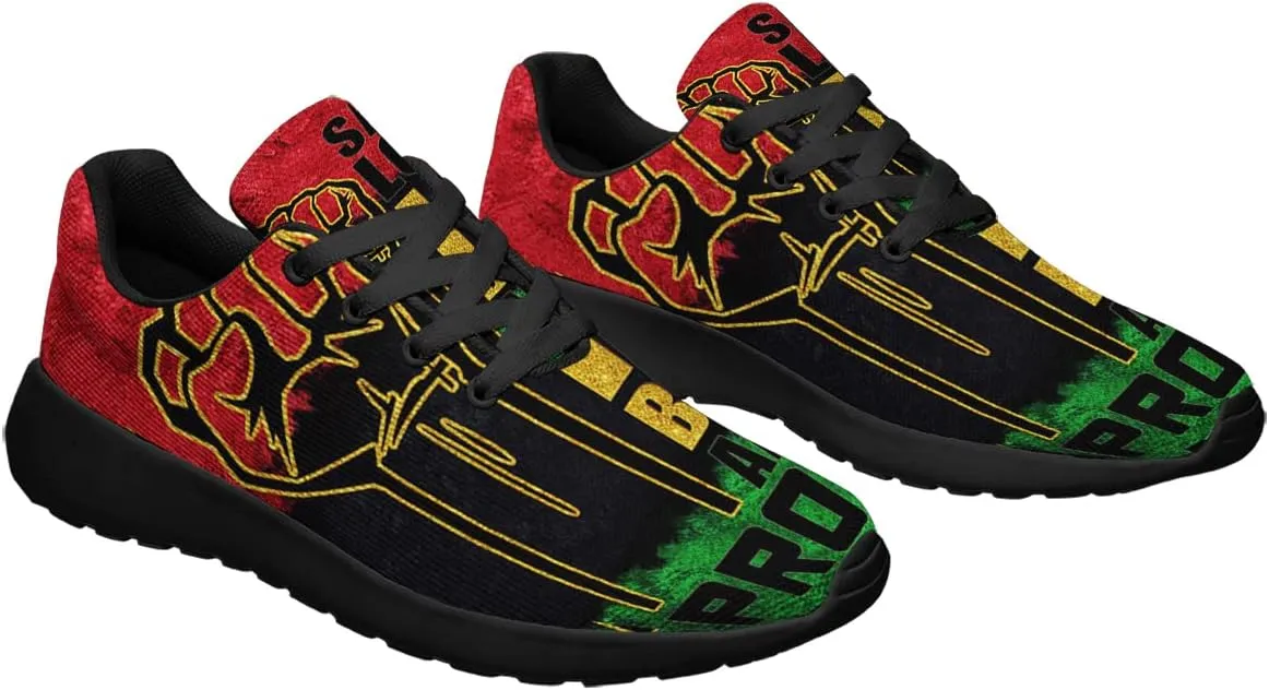 Mens Womens Juneteenth 1865 Shoes,Juneteenth Freedom Athletic Running Tennis Sneakers Casual Black History Shoes