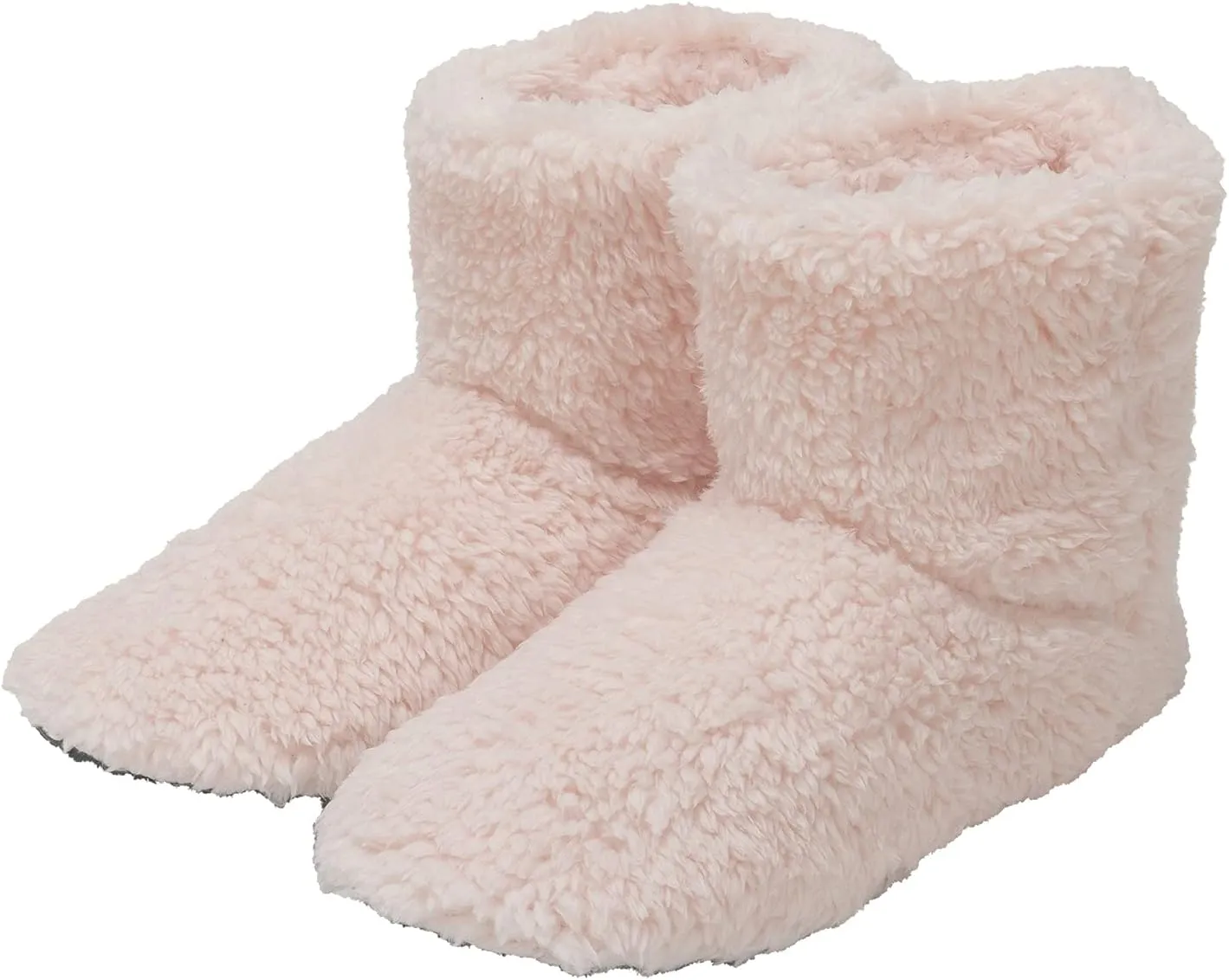 mianshe Women's and Men's Fluffy Bootie Slipper Sock with Memory Foam House Shoes