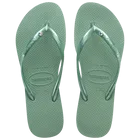 MINT GREEN CRYSTAL FLIP FLOP