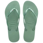MINT GREEN CRYSTAL FLIP FLOP