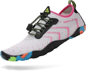 Mishansha Water Shoes for Women Men Barefoot Beach Shoe Quick Dry Aqua Swim Socks for Surfing Yoga Size 4.5-15 Women/3-13.5 Men