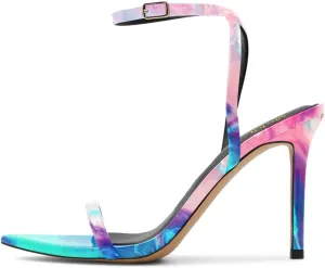 miss left Womens Sexy Open Pointed Toe Stiletto High Heel Sandals Slim Ankle Strap Buckle Cocktail Party Club Dress Shoes Size 4-16 US