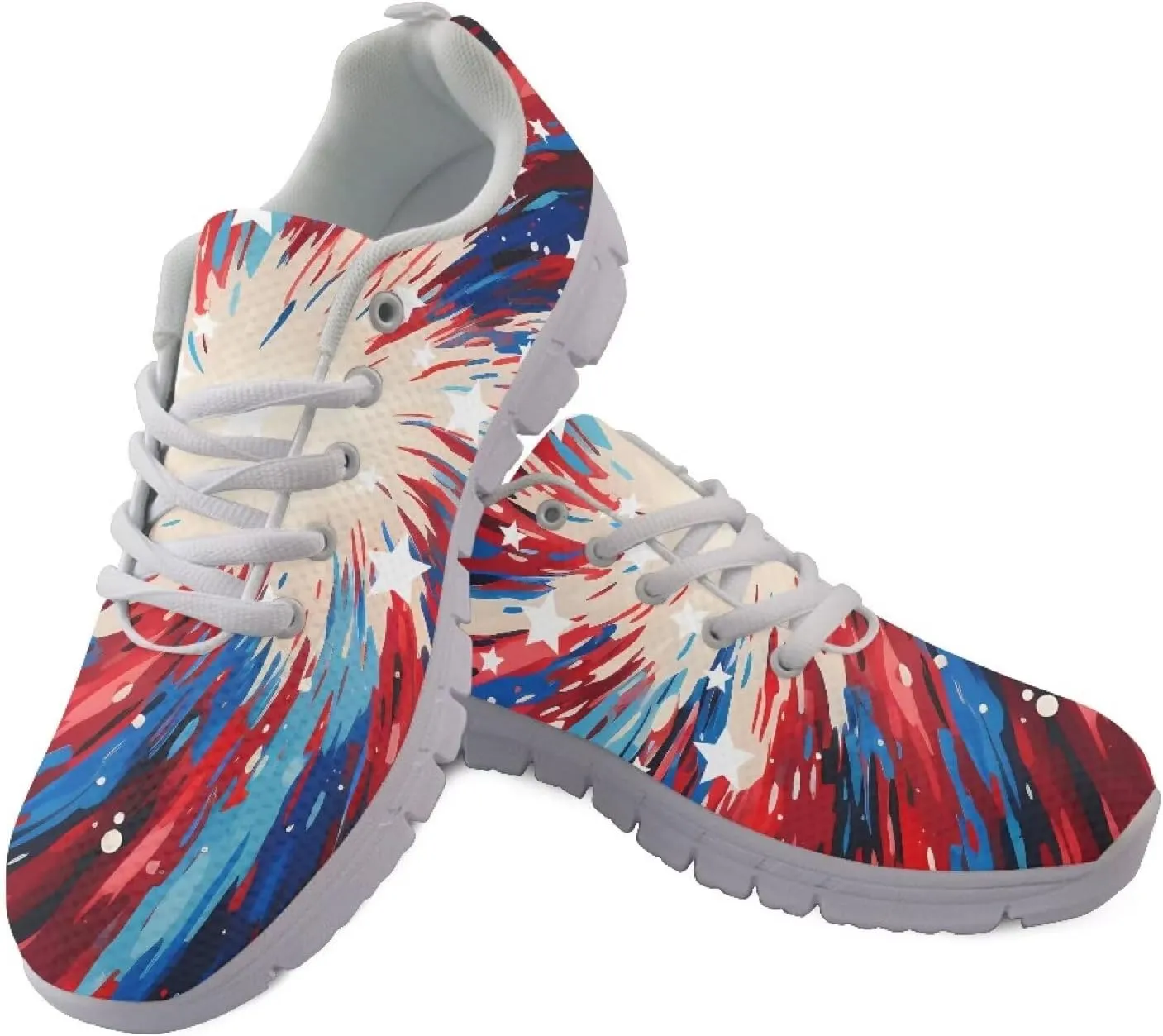 Modysero Shoes for Women Soft Lightweight Print Sneaker Running Walking Outdoor Casual Womens Shoes