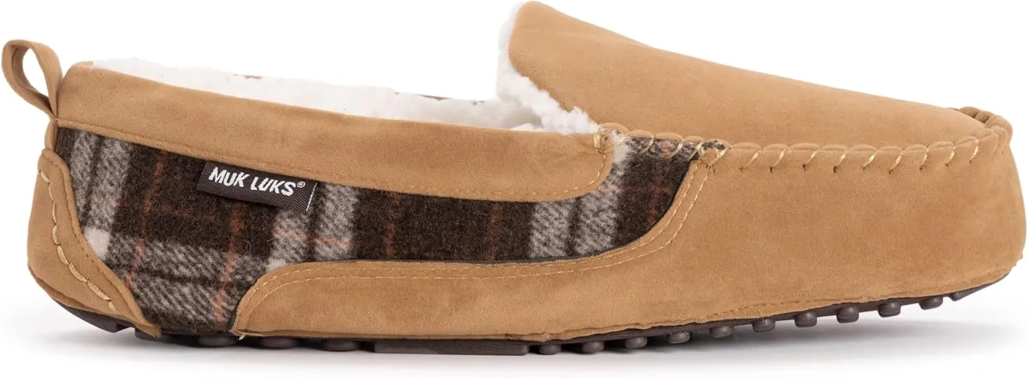 MUK LUKS Men's Emmett Moccasin Slippers