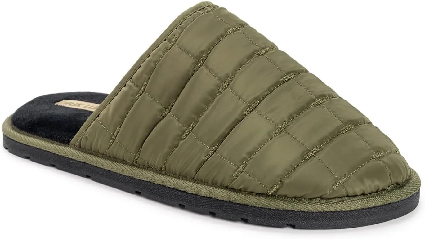 MUK LUKS Men's Grant Quilted Scuff Slipper