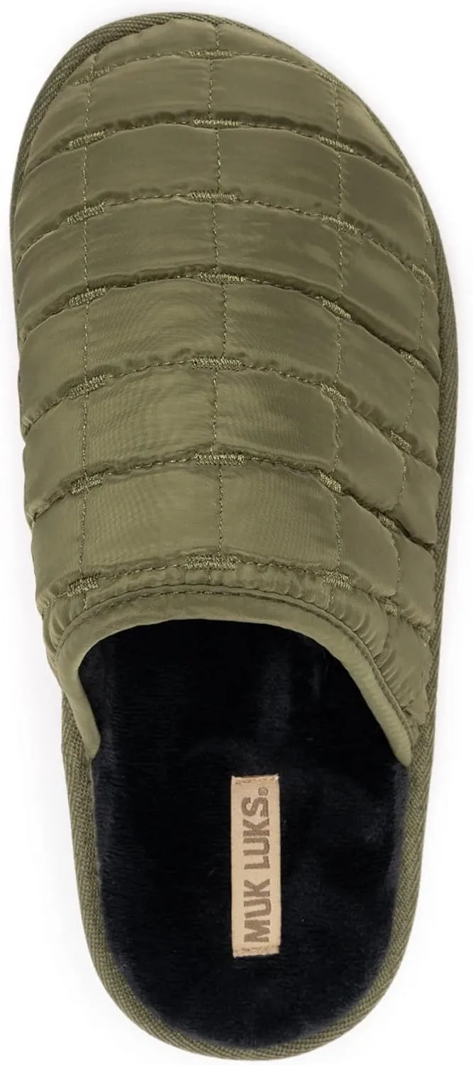 MUK LUKS Men's Grant Quilted Scuff Slipper