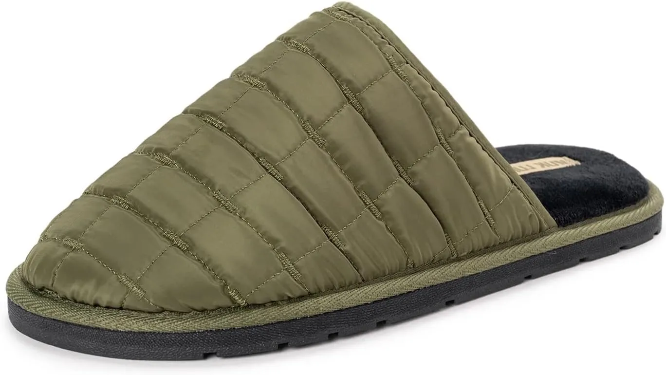 MUK LUKS Men's Grant Quilted Scuff Slipper