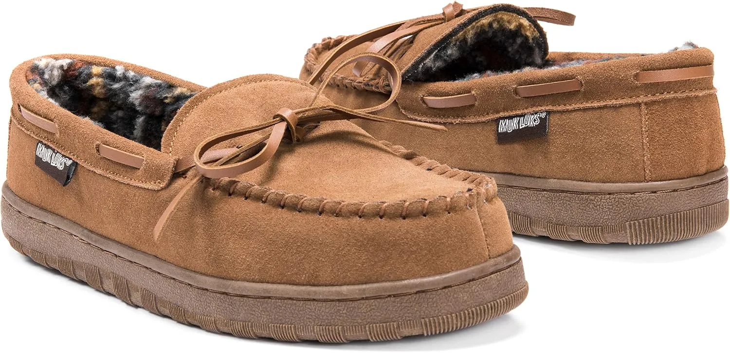 MUK LUKS Men's Paul Slipper, Multi Colors