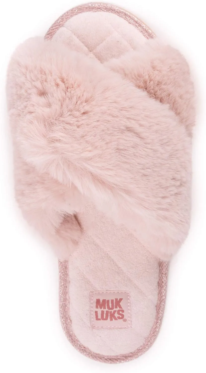 MUK LUKS Women's Perley Criss Cross Slipper