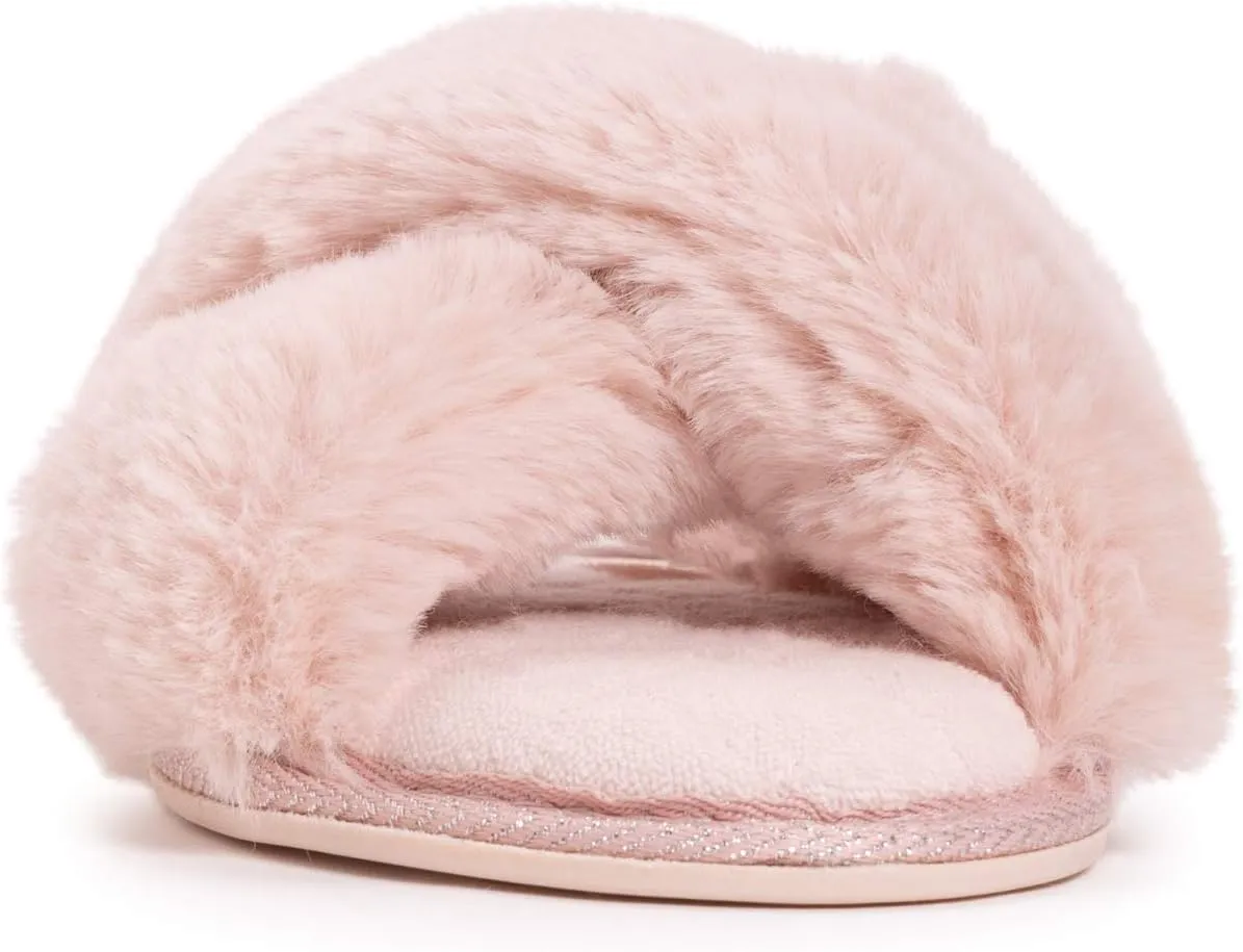MUK LUKS Women's Perley Criss Cross Slipper