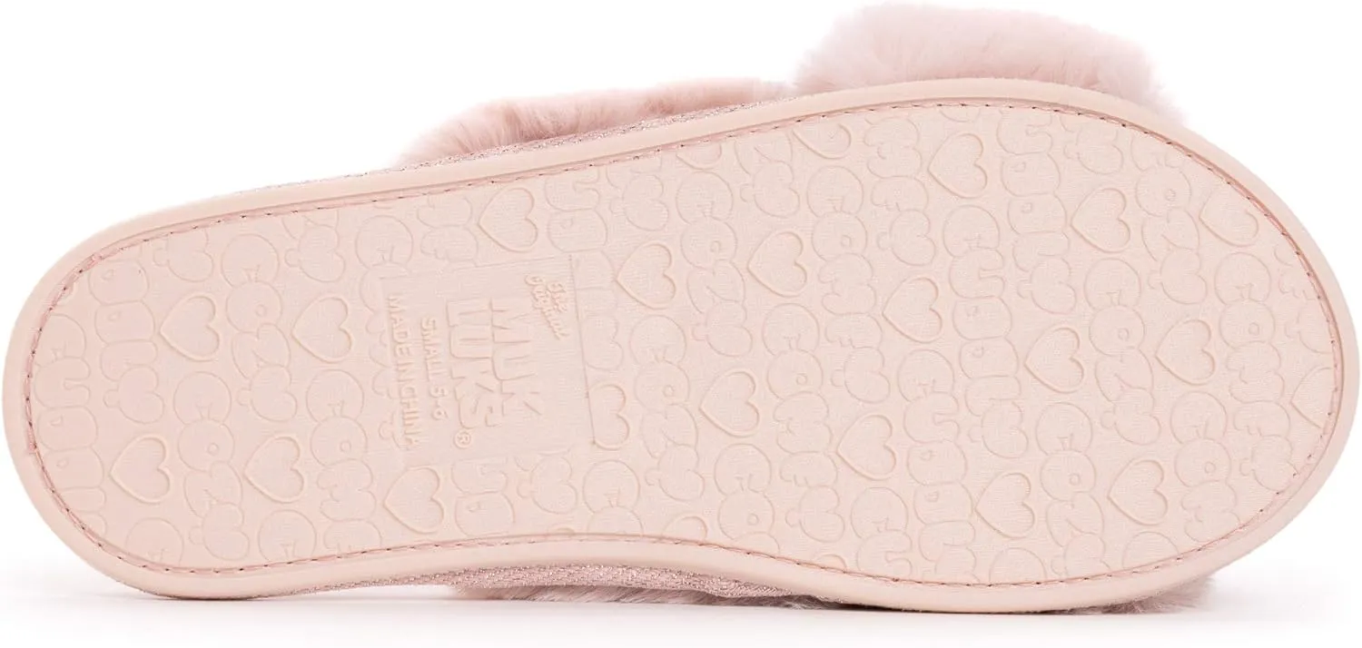 MUK LUKS Women's Perley Criss Cross Slipper
