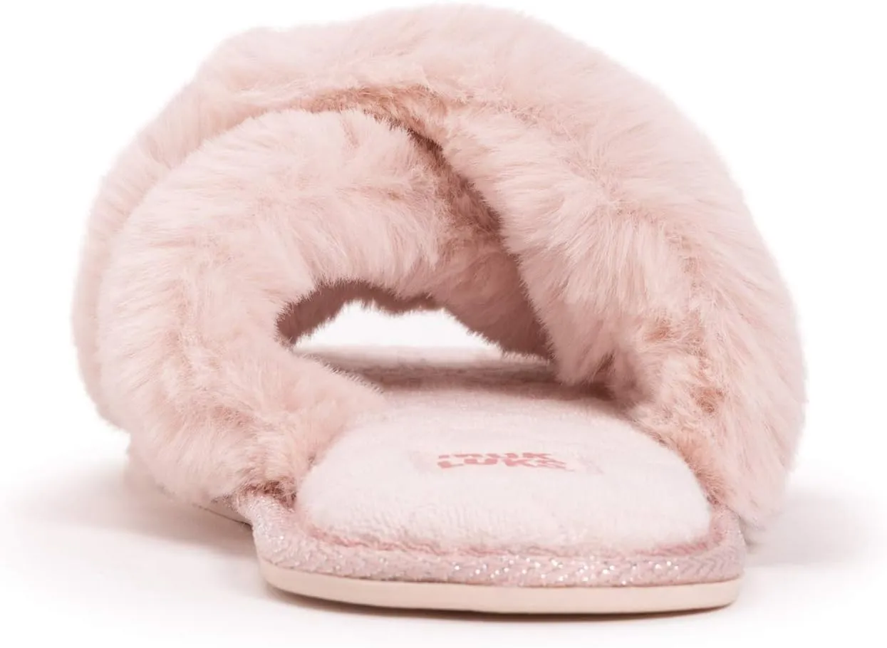 MUK LUKS Women's Perley Criss Cross Slipper