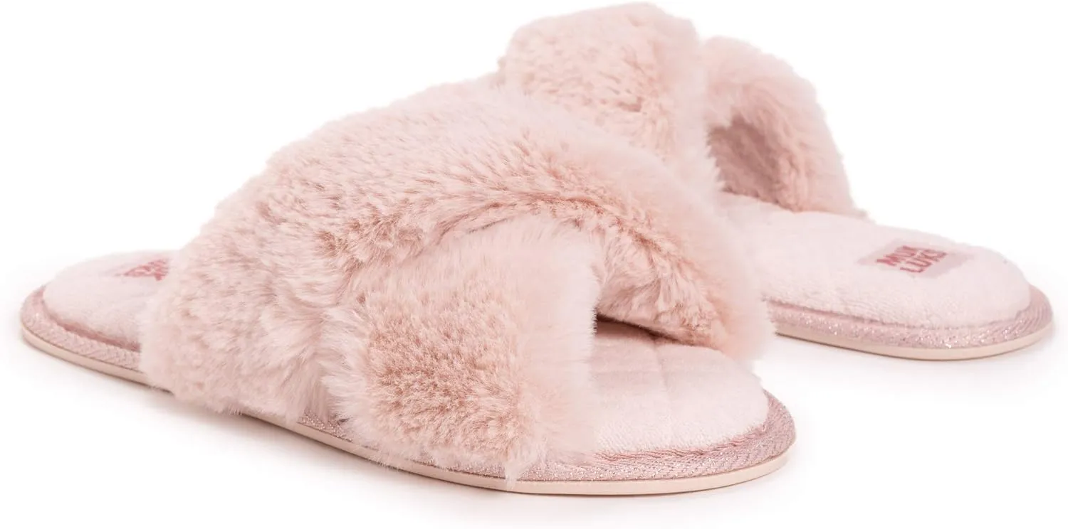 MUK LUKS Women's Perley Criss Cross Slipper