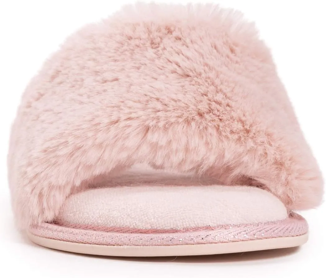 MUK LUKS Women's Sariah Slide Slipper-Snow White