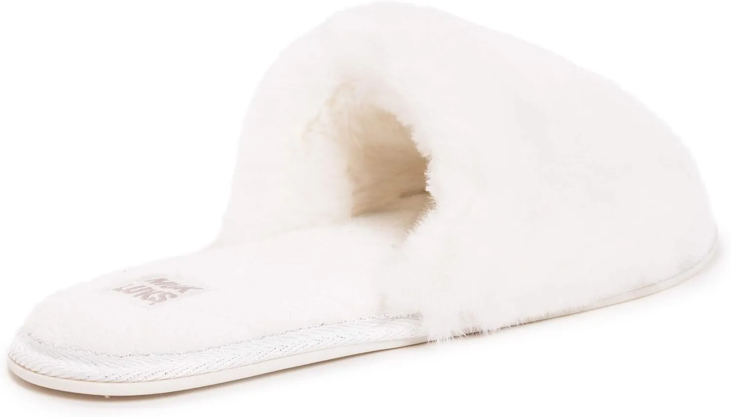 MUK LUKS Women's Sariah Slide Slipper-Snow White