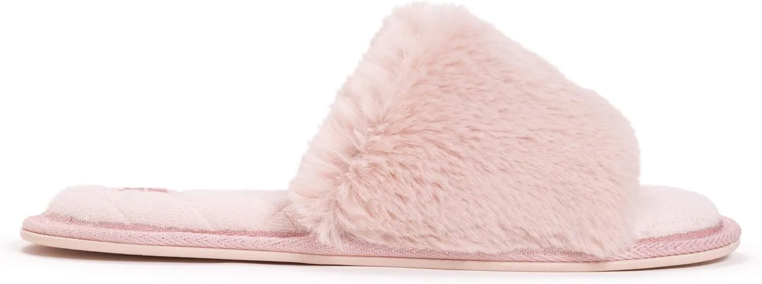 MUK LUKS Women's Sariah Slide Slipper-Snow White
