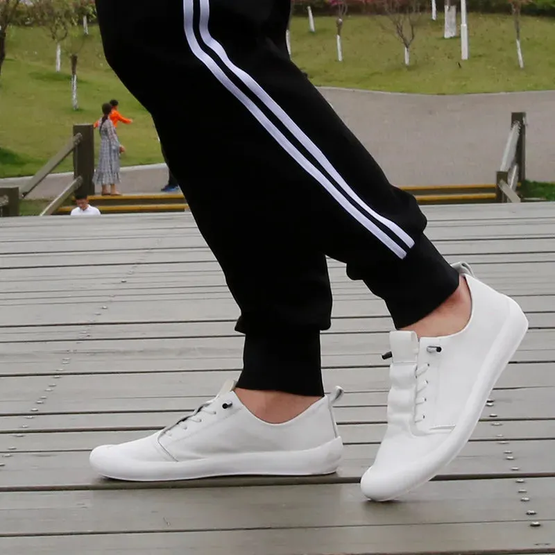 Naranjo White Leather Loafers