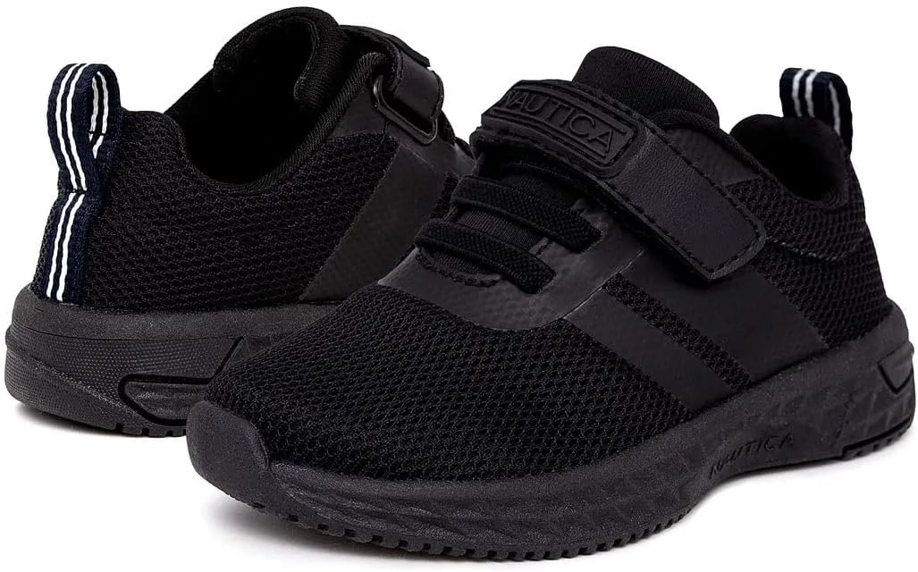 Nautica Kids Fashion Sneaker Athletic Running Shoe with One Strap |Boys - Girls|(Toddler/Little Kid)