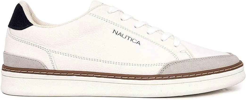 Nautica Men's Classic Lace-Up Low Top Fashion Sneaker Loafer - Stylish and Comfortable Casual Shoe