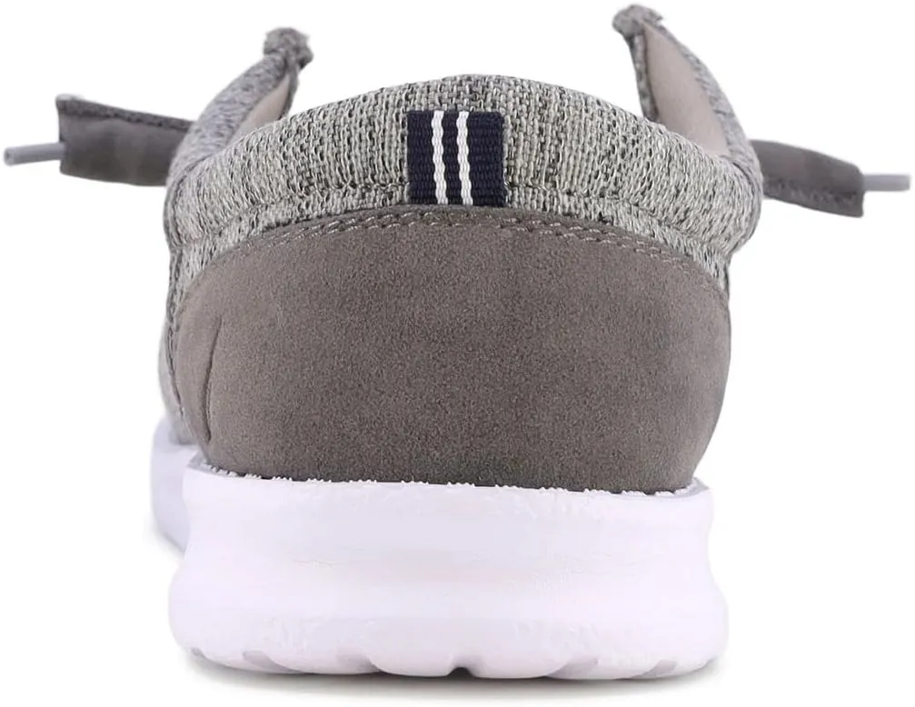 Nautica Men's Comfort Loafers, Slip-On Boat Shoe, Lightweight Casual Stretch Sneaker-Rushford
