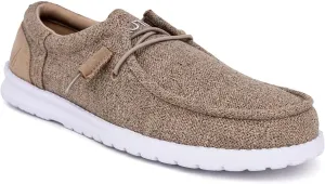Nautica Men's Comfort Loafers, Slip-On Boat Shoe, Lightweight Casual Stretch Sneaker-Rushford