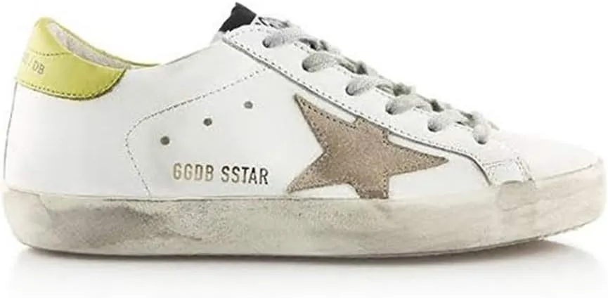 nesho Casual Leather Sneakers Super Star Womens Sport Shoes Slide