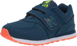 New Balance Kids' 574 V1 Scribble Hook and Loop Sneaker