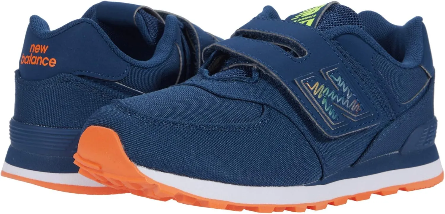 New Balance Kids' 574 V1 Scribble Hook and Loop Sneaker