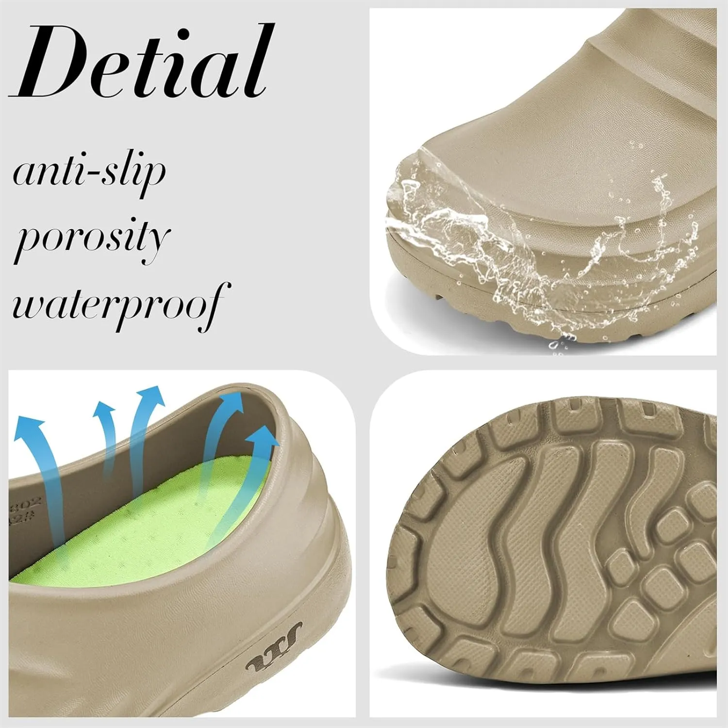Non Slip Work Shoes Women Armadillo Shoe for Women Armadillo Clogs for Nurses Slip Resistant Shoe Lightweight Comfortable Restaurant Food Service Footwear Unisex Waterproof Garden Sneaker Soft Outdoor