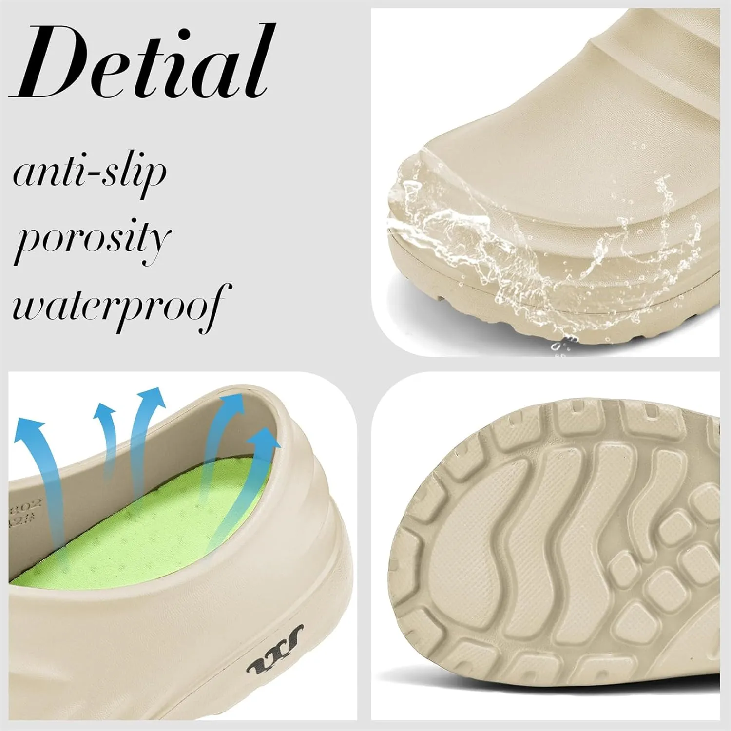 Non Slip Work Shoes Women Armadillo Shoe for Women Armadillo Clogs for Nurses Slip Resistant Shoe Lightweight Comfortable Restaurant Food Service Footwear Unisex Waterproof Garden Sneaker Soft Outdoor
