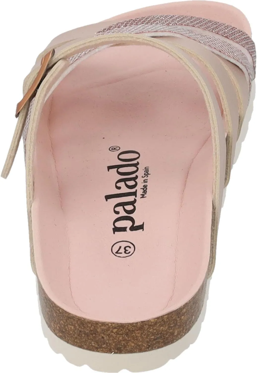 Novati Women's Mules - Elegant Sandals Made in Spain - Comfortable Slippers with Cork Footbed - Fashionable Summer Shoes