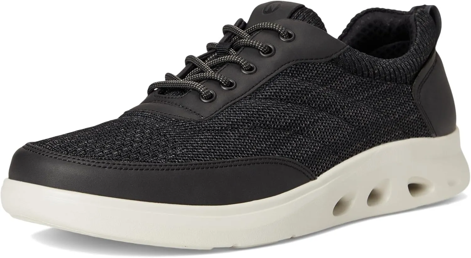 Nunn Bush Men's Ponte Knit Moc Toe Sneakers Hybrid Oxford Casual Lightweight Athletic Style Lace Up