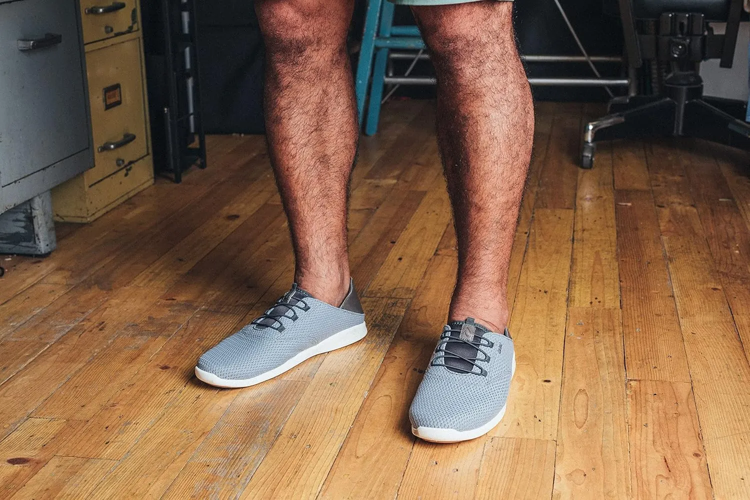 OLUKAI Alapa Li Men's Athletic Sneakers, Breathable Mesh & Moisture-Wicking Design, No Tie Laces, Lightweight & Supportive