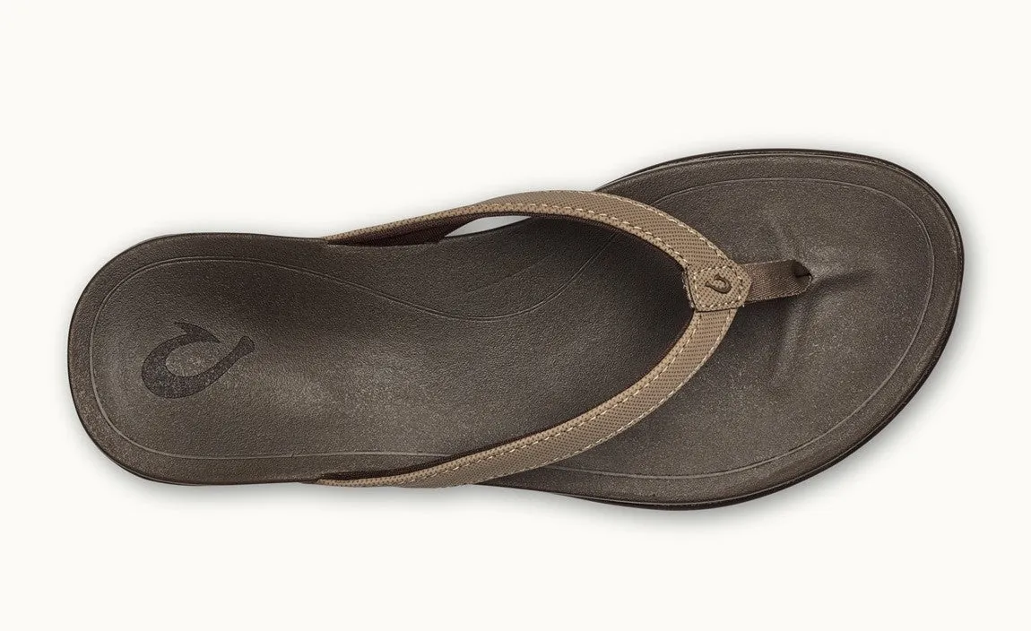 Olukai Clay Ho'Opio Womens Comfort Thong Sandals 20294-1048